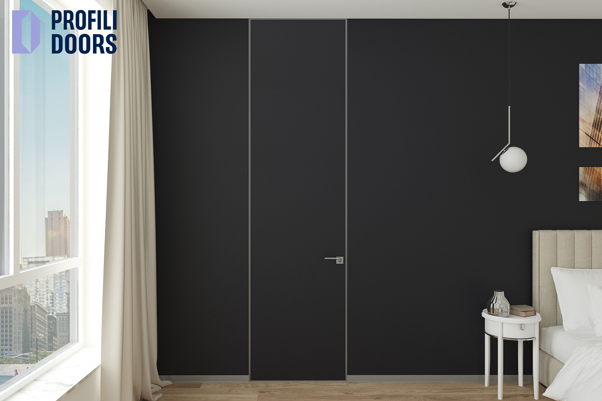 Установка скрытых дверей