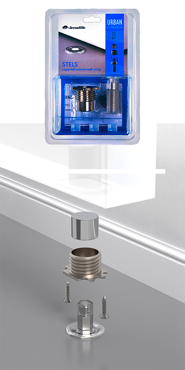 УПОР СКРЫТЫЙ STELS TR ПРОЗРАЧНЫЙ